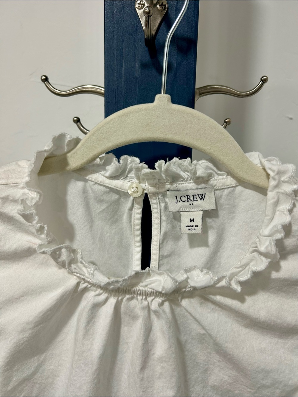 J. Crew Factory Sleeveless Ruffleneck Top - Picture 2 of 3